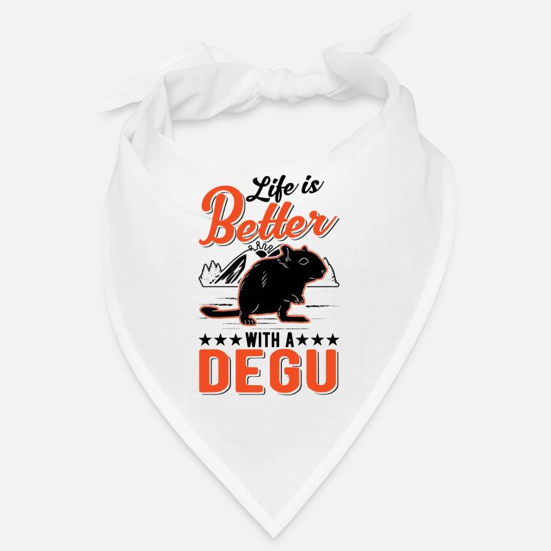 Life is better with a Degu Bandana