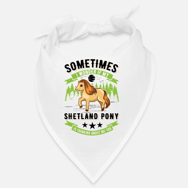 Shetland Pony Cadeau Shetland Pony Shetty Bandana