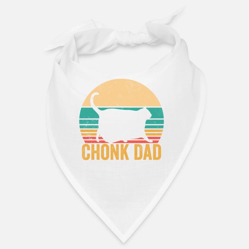 Chonk Meme Katze Chonk Dad Bandana