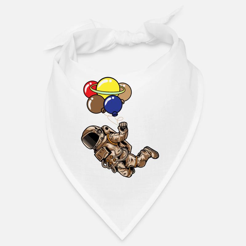 Spaceman Moon Planets Astronaute Space Balloons Bandana