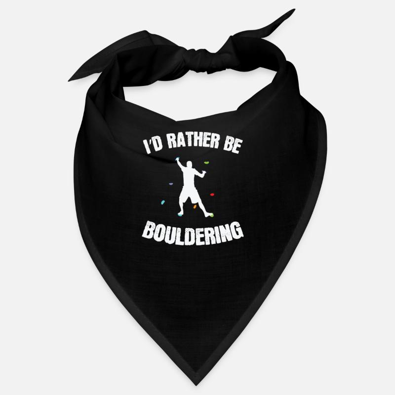 Je préfère faire de l’escalade de bloc Bandana