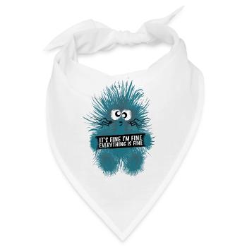 Lustiges Zitat Igel, es ist fein im fein - Bandana - Weiß - Vorne