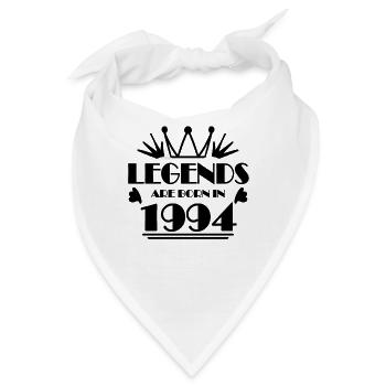 1994 - Jahrgang 1994 - Bandana - Weiß - Vorne