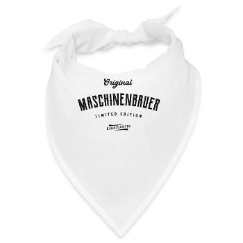 Maschinenbauer Limited Edition Maschinenbau - Bandana - Weiß - Vorne