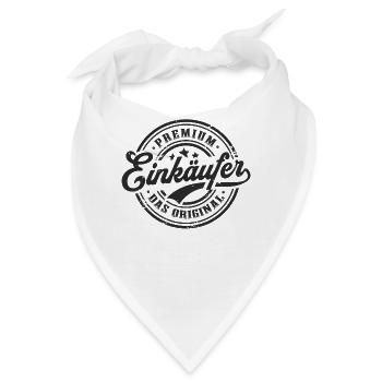 Einkäufer Original Beruf Lustiges Einkauf - Bandana - Weiß - Vorne