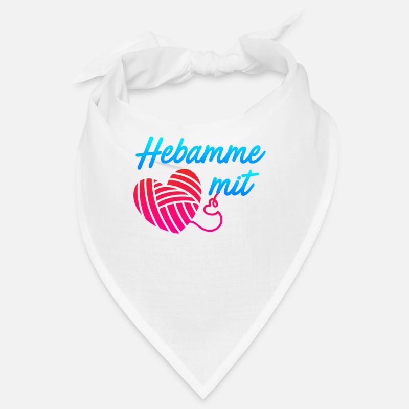 Ich bin eine Hebamme mit Herz Hebamme Bandana