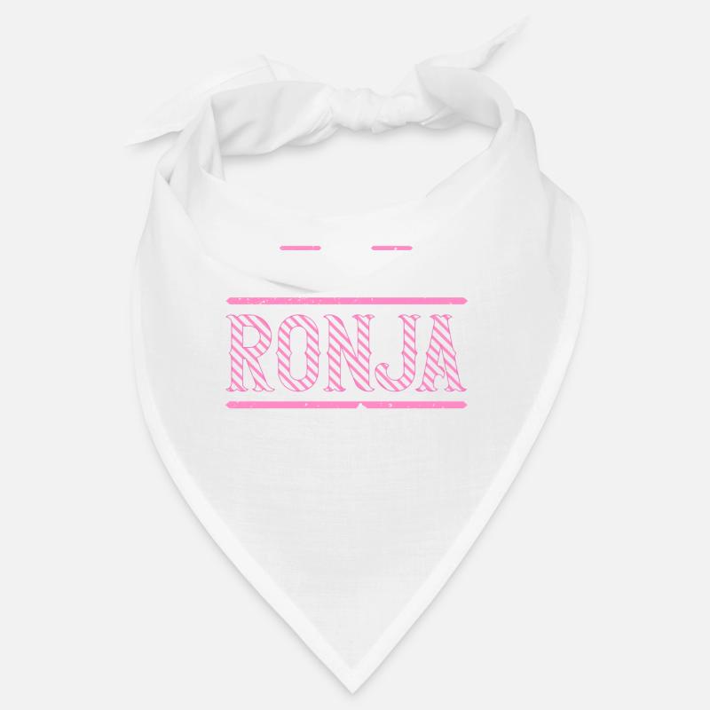 Ronja Geschenkidee Geschenk Geburtstag - Bandana - Weiß