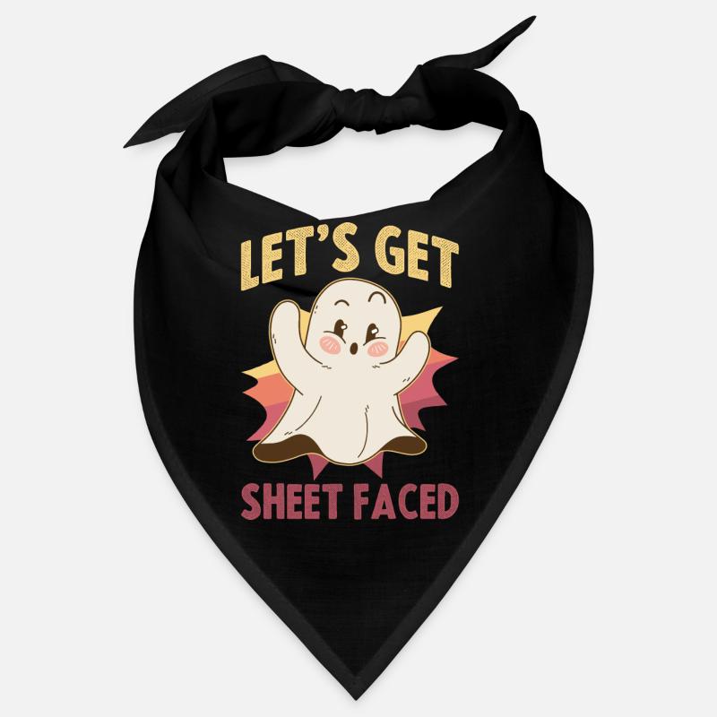 Lets Get Sheet Faced Geist Geschenk Bandana