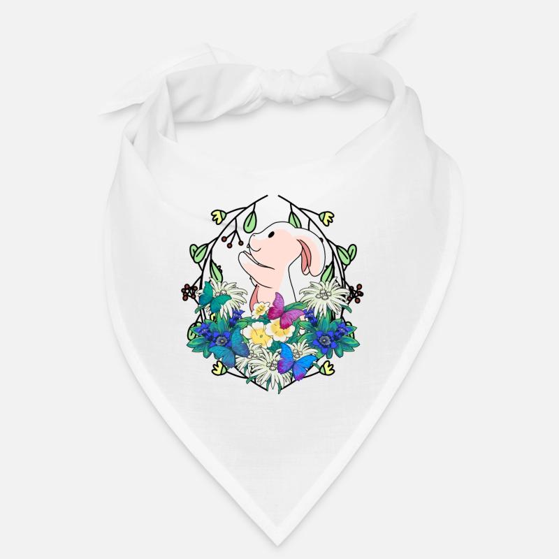 Début du printemps Lapin de Pâques Nature Bandana