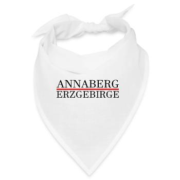 Annaberg Buchholz Erzgebirge - Bandana - Weiß - Vorne