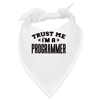 Softwareentwickler Programmierer Geschenk - Bandana - Weiß - Vorne
