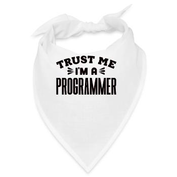 Softwareentwickler Programmierer Geschenk - Bandana - Weiß - Vorne