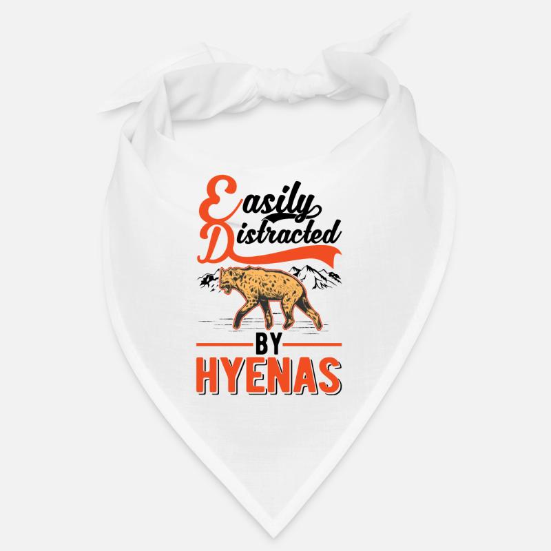 Easily distracted by Hyenas Erdwolf Hyäne Bandana