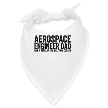 Vater - Luft- Und Raumfahrtingenieur - Bandana - Weiß - Vorne