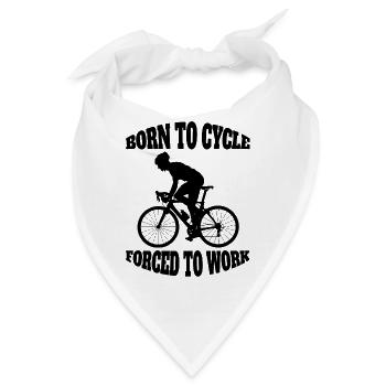 Fahrrad Radeln Mountainbike Fahrradtour Radfahren - Bandana - Weiß - Vorne