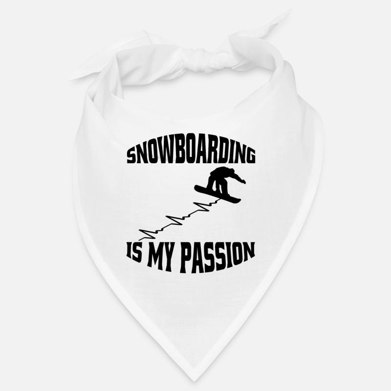 Snowboard Spruch Wintersport Snowboardfahrer Bandana