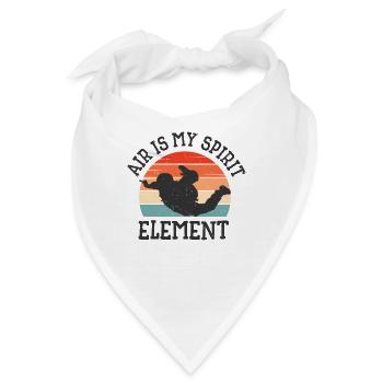 Fallschirmspringen Fallschirmspringer - Bandana - Weiß - Vorne