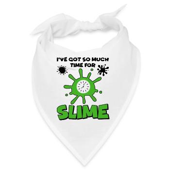 Slime Time Dripping Slime Drip Gear Slime Maker - Bandana - Weiß - Vorne