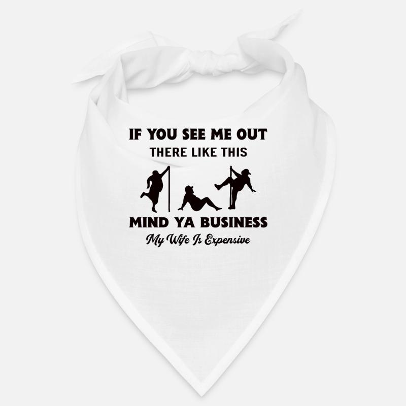 Verrückter Ehefrau Ehemann Geschenk lustiger Bandana