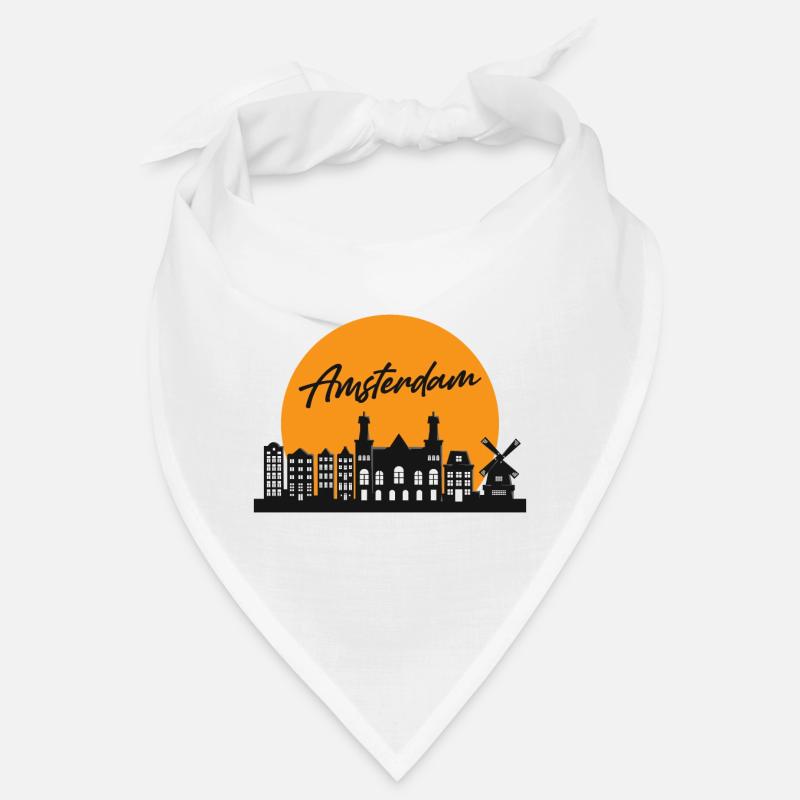 Amsterdam Skyline holländisches Souvenir-holländis Bandana