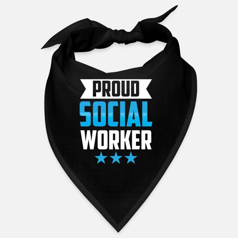 Stolze Sozialarbeiterin Sozialarbeiter Ausbildung Bandana
