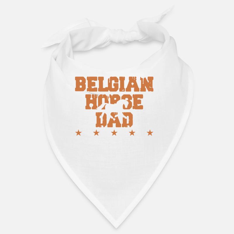 Pferdevater - Belgisches Pferd Bandana