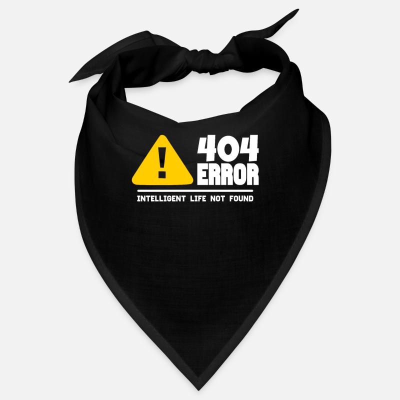 Ordinateur et programmeur geek. 404 Erreurs Bandana