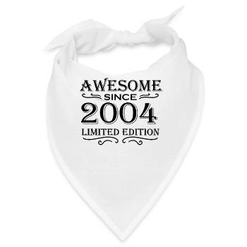 2004 - Jahrgang 2004 - Bandana - Weiß - Vorne