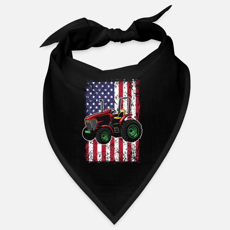 Drapeau américain Conception des agriculteurs locaux Bandana