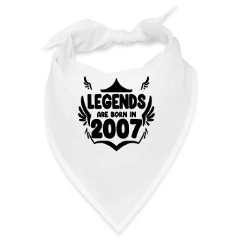 2007 - Jahrgang 2007 - Bandana - Weiß - Vorne