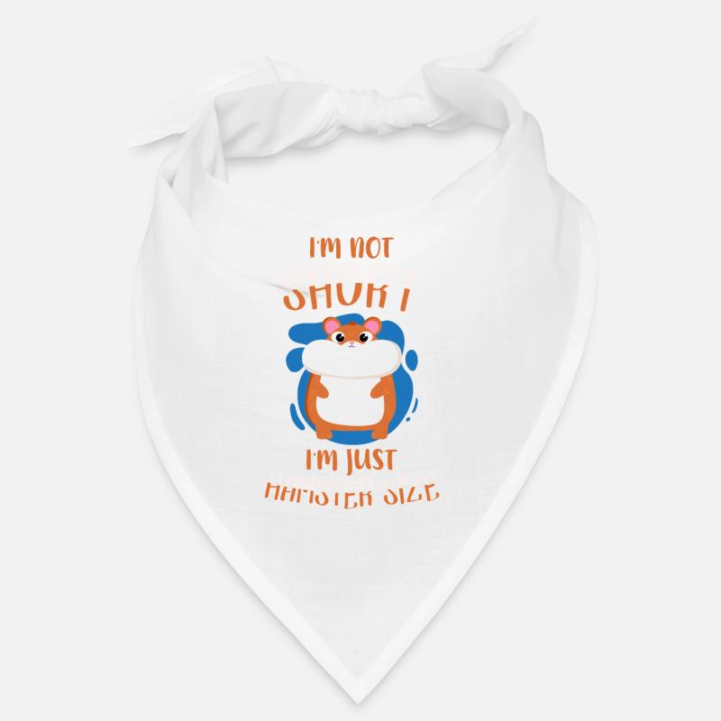 Je ne suis pas petit je suis juste Hasmter taille - Bandana - blanc