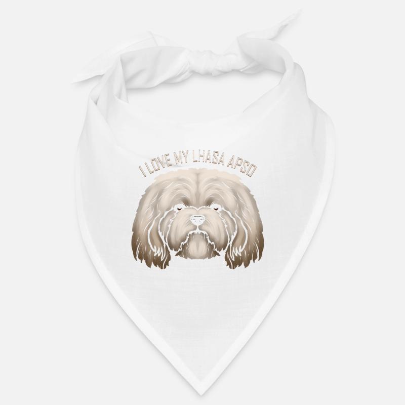 Dog Lover - I Love My Lhasa Apso Bandana