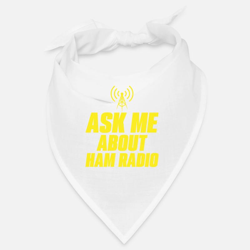 Ask me about ham radio Operator Enthusiast Bandana