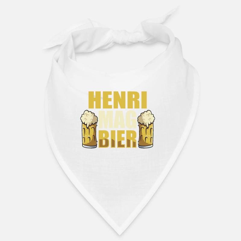 Henri mag Bier Name Geburtstag Bandana
