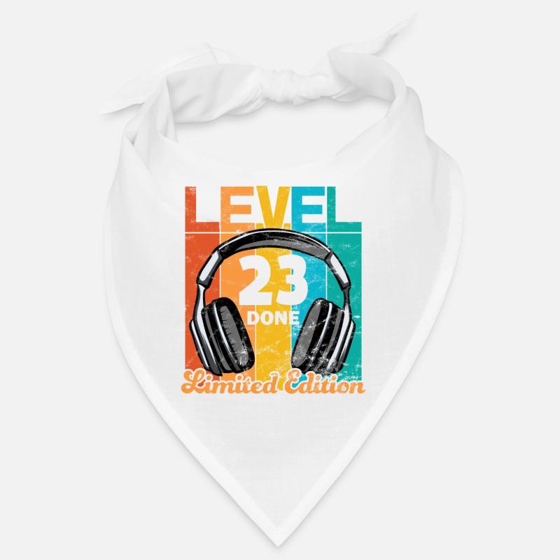 Gaming Birthday 23 Years Level 23 Complete Bandana