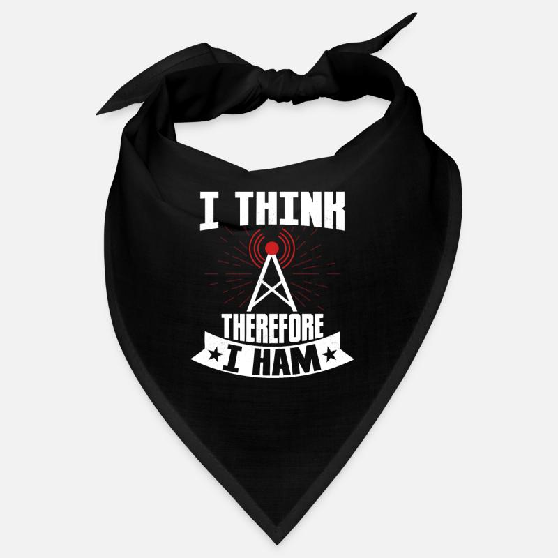 I Think Therefore I Ham Amateur Radio Operator Bandana