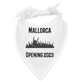 Mallorca Opening 2023 - Party Time auf Malle! - Bandana - Weiß - Vorne