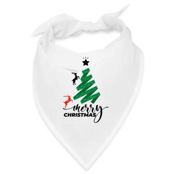 Weihnachten Weihnachten Weihnachten Weihnachten - Bandana - Weiß - Vorne