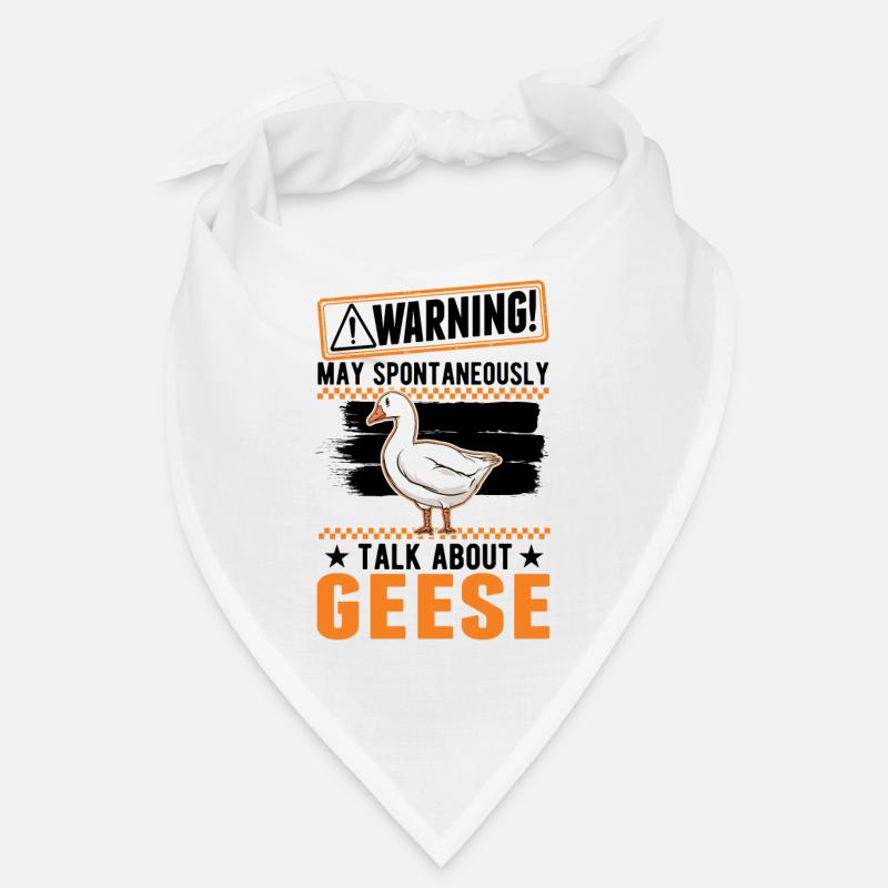 Warnung Gänse Gans Geschenk Gänsezüchter Bandana