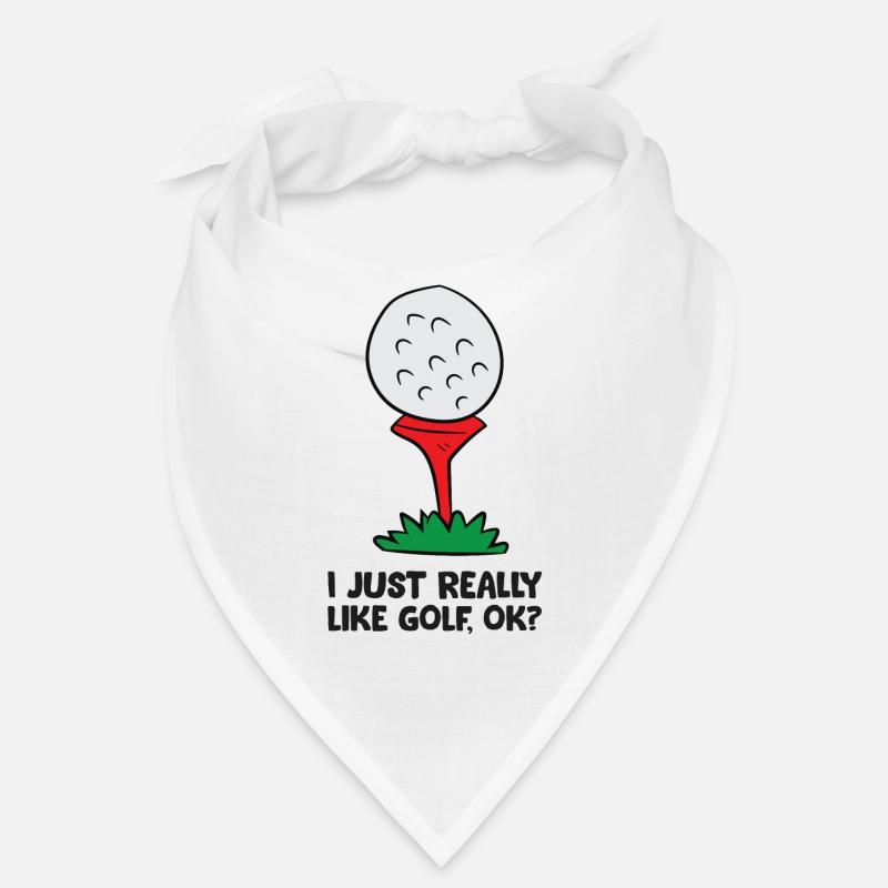 Ich mag Golf einfach sehr, okay? Lustiges Golf Bandana