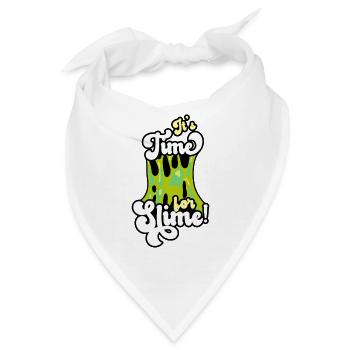 Schleim Pfütze Cool Cute Adorable für Slime Maker - Bandana - Weiß - Vorne