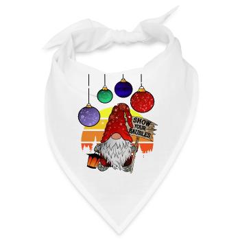 Show your Baubles - Wichtel Christmas Gnom - Bandana - Weiß - Vorne