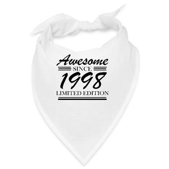 1998 - Jahrgang 1998 - Fantastisch seit 1998 - Bandana - Weiß - Vorne