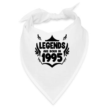 1995 - Jahrgang 1995 - Bandana - Weiß - Vorne