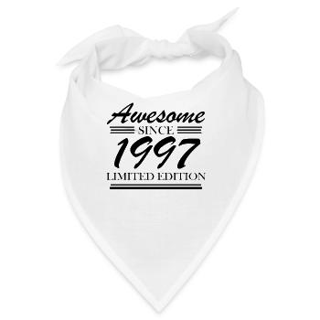 1997 - Jahrgang 1997 - Fantastisch seit 1997 - Bandana - Weiß - Vorne