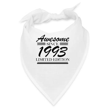 1993 - Jahrgang 1993 - Fantastisch seit 1993 - Bandana - Weiß - Vorne
