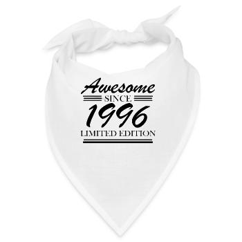 1996 - Jahrgang 1996 - Fantastisch seit 1996 - Bandana - Weiß - Vorne