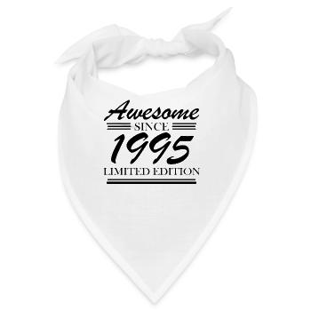 1995 - Jahrgang 1995 - Fantastisch seit 1995 - Bandana - Weiß - Vorne