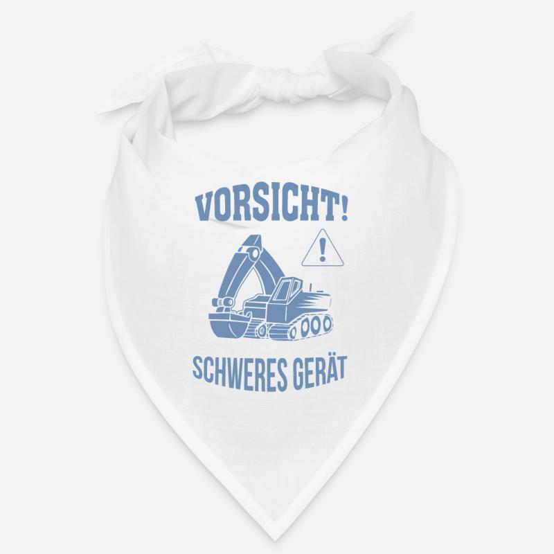 Bagger Baggerfahrer Baugeräteführer Schweres Gerät Bandana