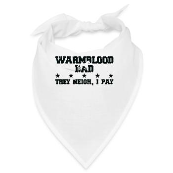 Pferdes Vater - Warmblut - Bandana - Weiß - Vorne